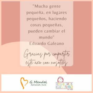 Tiempo de valorar y agradecer
