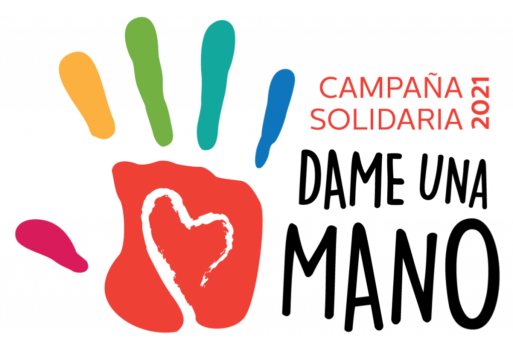 Logo Campaña Solidaria "Dame una mano" 2021